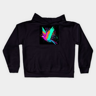 Colorful Parrot Kids Hoodie